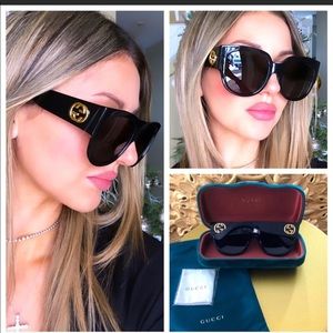 🔥NEW BLOGGERS CHOICE GUCCI SUNGLASSES GG0142SA🔥